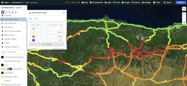 Configuración Mapbox Studio